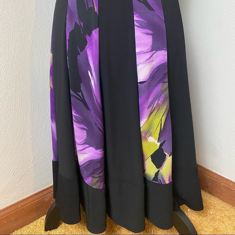 R & M Collection Fit & Flare Design Multi Colors Sz 14 - Picture 11 of 15